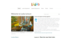 Desktop Screenshot of ludusleisure.co.uk
